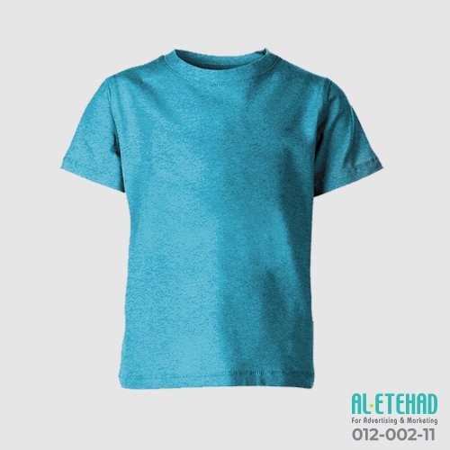 A&Q Blue Plain Cotton T-shirts